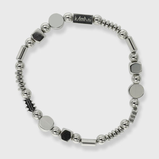 Bracciale Kamani in Ematite "Grey" Regular