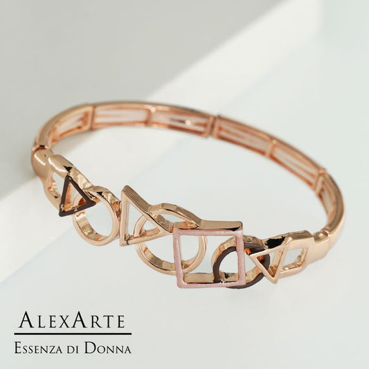 Bracciale Oro Rosa Passion - Shapes