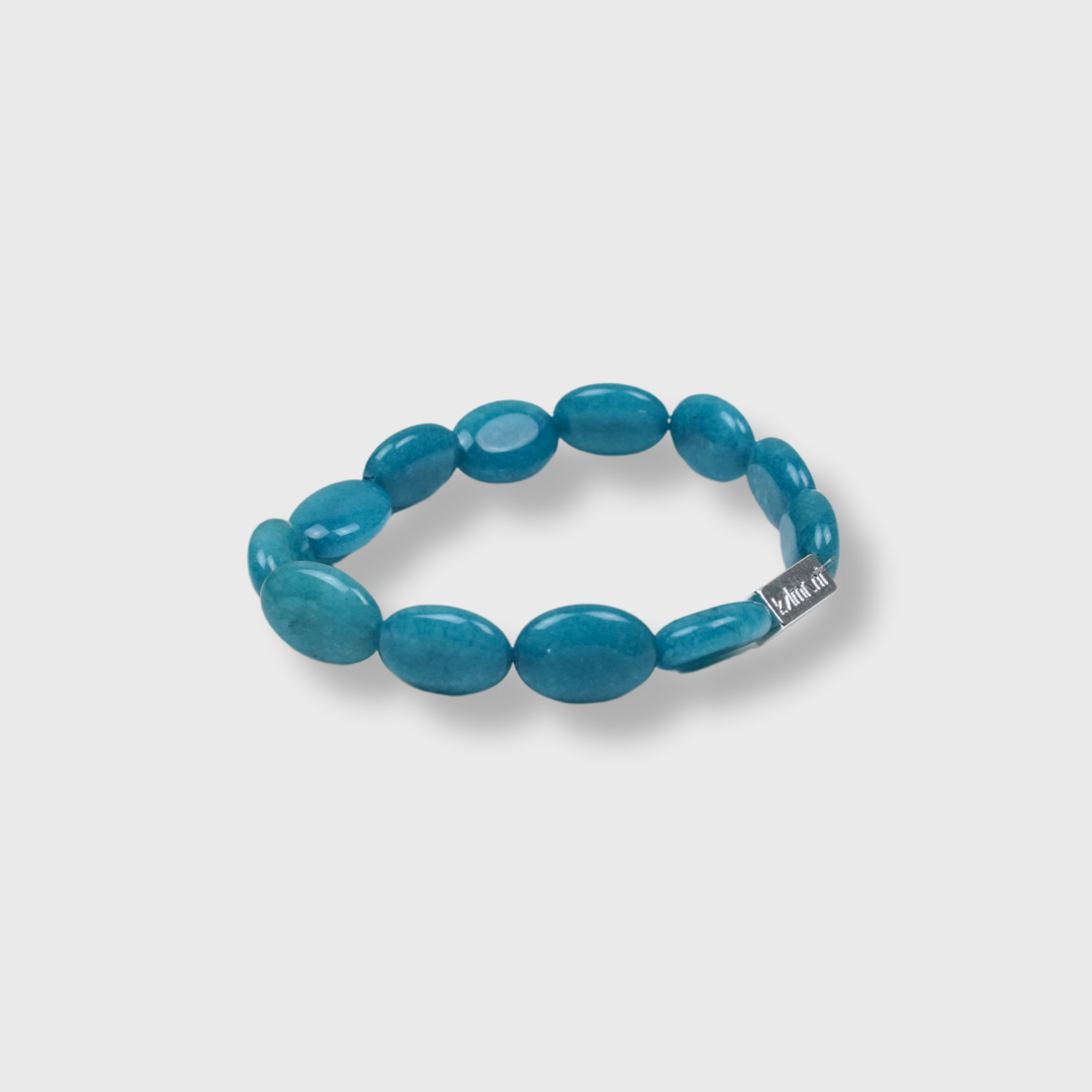 Bracciale "Blue Almond" Donna/Ragazza in Pietre e Cristalli Colorati |Kamani