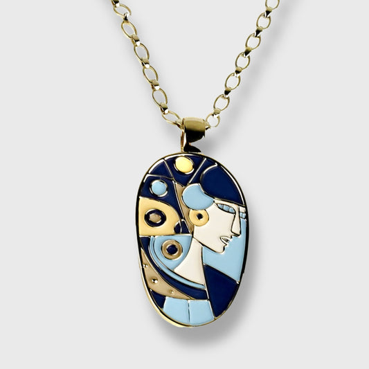 Collana Placcata Oro Giallo Donna Fantasia Femme Picasso | AlexArte